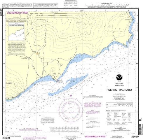 NOAA Nautical Chart 25659: Puerto Maunabo