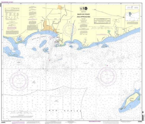 NOAA Nautical Chart 25683: Bahia de Ponce and Approaches