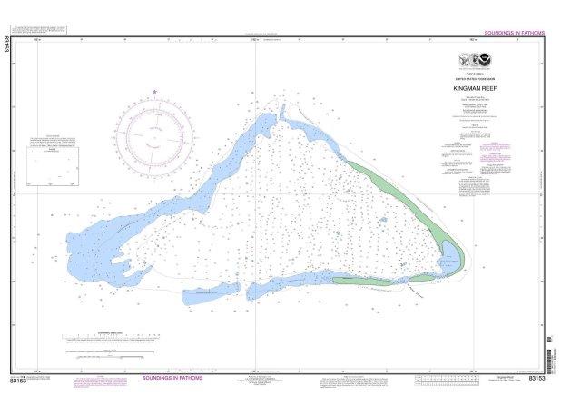 NOAA Nautical Chart 83153: United States Possesion Kingman Reef