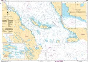 CHS Nautical Chart 7710: Lambert Channel and/et Cache Point Channel