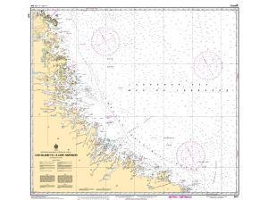 CHS Nautical Chart 8047: Cod Island to/à Cape Harrison