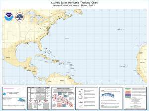 Hurricane Tracking Chart: Full Atlantic