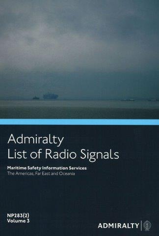 Admiralty List of Radio Signals (ALRS): Volume 3, Part 2