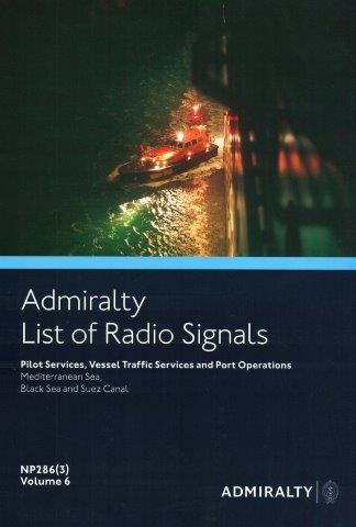 Admiralty List of Radio Signals (ALRS): Volume 6 - Part 3, (Mediterranean Sea, Black Sea, Red Sea and Africa)