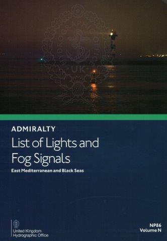 Admiralty List of Lights and Fog Signals Vol. N