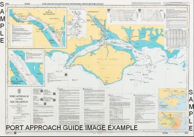 British Admiralty Nautical Chart 8222: Port Approach Guide Jubail (Al Jubayl)