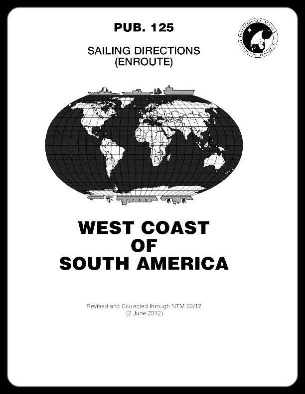 Sailing Directions Pub. 125 West Coast of South America