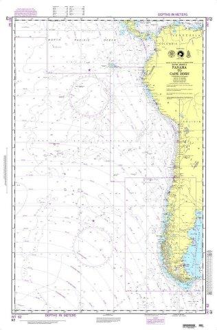 NGA Chart 62: Panama to Cape Horn