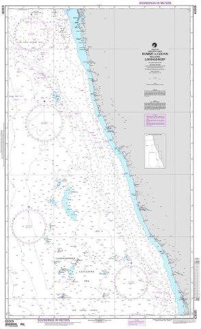 NGA Chart 63005: Bombay to Cochin including the Lakshadweep