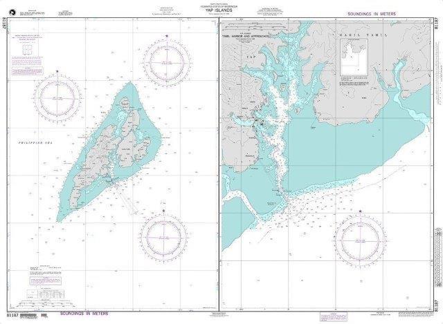 NGA Chart 81187: Yap Islands (Caroline Islands)