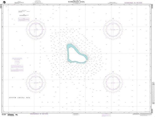 NGA Chart 91004: Scarborough Shoal (South China Sea)