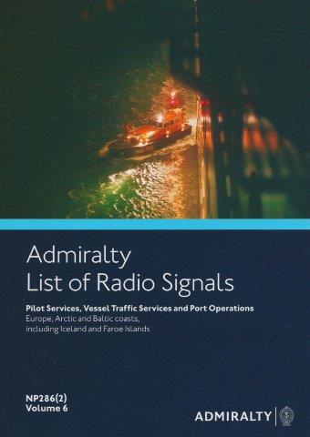 Admiralty List of Radio Signals (ALRS): Volume 6 - Part 2, (Europe - excluding UK, Ireland, Channel Ports and the Mediterranean)