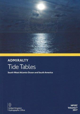 Admiralty Tide Tables, Vol.7 South West Atlantic Ocean and South America