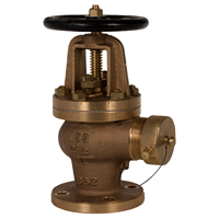 JMS7305 10K Bronze Angle Hose Valve with ANSI thread - 40mm - 1.1/2"