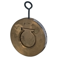 PN16 Swing Check Valves, Wafer Style Short, Bronze Valve - Size 125