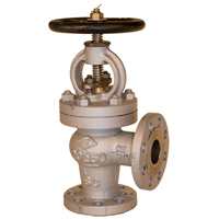 20K Cast Steel Angle Valve - 50 - with LRS Class Certificate