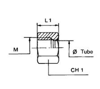 Steel Nut - Length - 31.0 mm