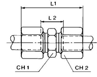 Steel Pipe Union - Length - 60.0 mm