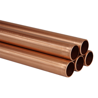Straight Copper Tubes - 30.0 mm O.D. x 2.0 mm Wall Thickness