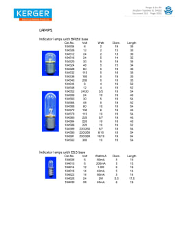 縮略圖的054552 - 015 - kerger catalog.pdf規範表