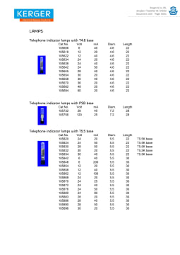 縮略圖的054552 - 020 - kerger catalog.pdf規範表