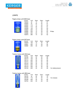 縮略圖的054552 - 007 - kerger catalog.pdf規範表