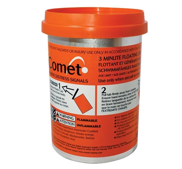 BUOYANT SMOKE SIGNAL ORANGE, COMET 9192000 - SOLAS/MED/USCG