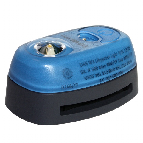 Daniamant Lifejacket Light ""W3"", Auto w/ Lithium Battery, USCG/SOLAS"