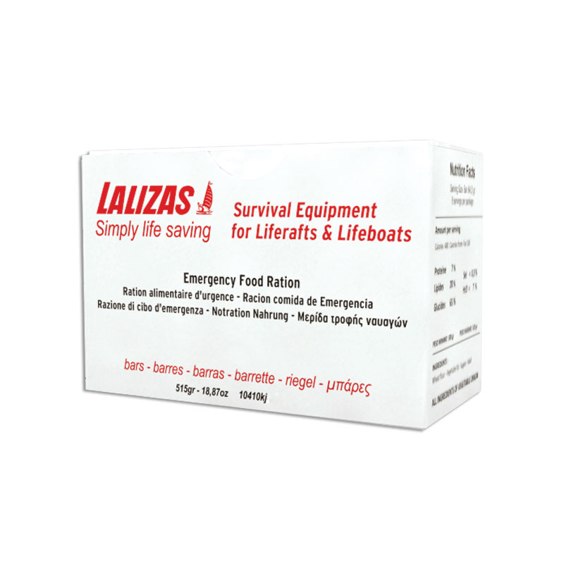 LALIZAS Emergency liferaft food ration 0,5 kg,2392kcal