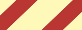 Red Striped Photoluminescent Tape (80mm x 10m)