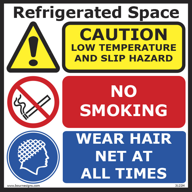 Danger: Confined Space/No unauthorized entry 300mm x 200mm