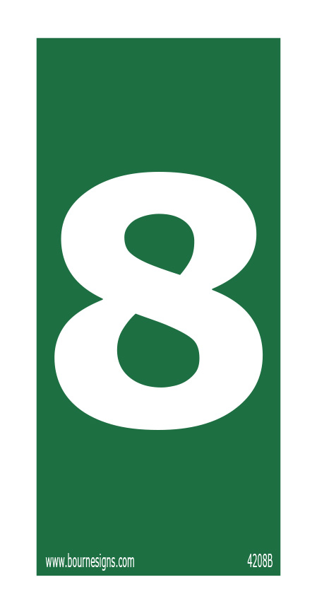 Number 8 75mm x 150mm