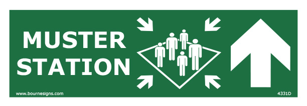 Muster Station (Right and Up) 300mm x 100mm