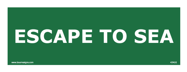 Escape to Sea 400mm x 150mm