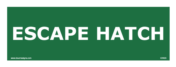 Escape Hatch 400mm x 150mm