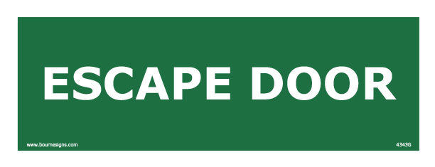 Escape Door 400mm x 150mm