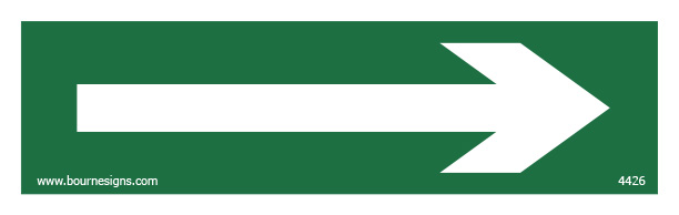 Arrow 250mm x 75mm