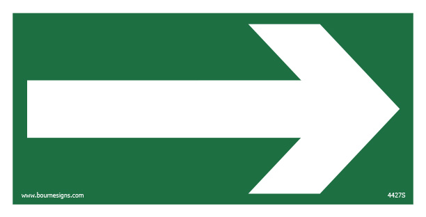 Arrow 300mm x 150mm