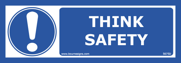 Think Safety 300mm x 100mm