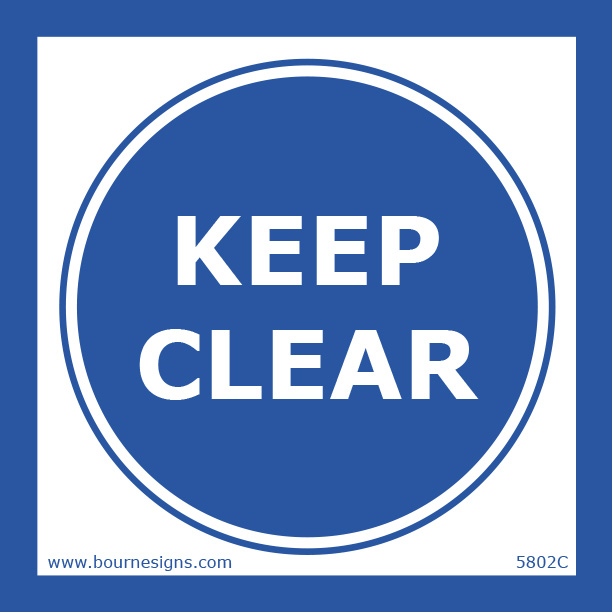 Keep Clear 150mm x 150mm