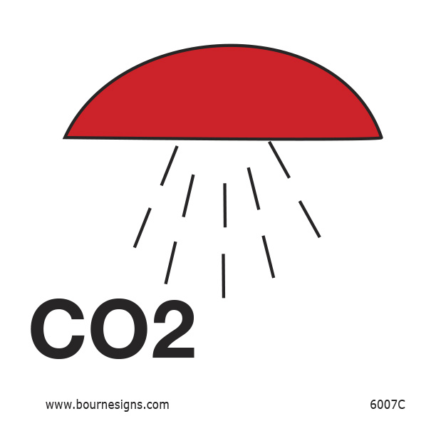 Space Protected by CO2 150mm x 150mm