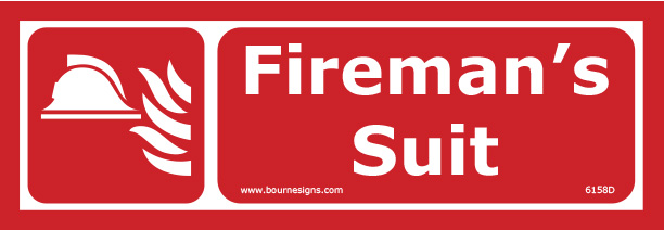 Fireman's Suit 300mm x 100mm