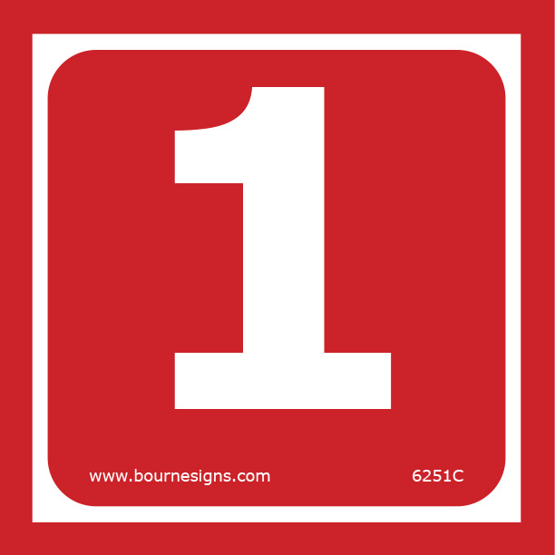 Number 1 150mm x 150mm