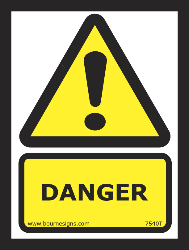 Danger 150mm x 200mm